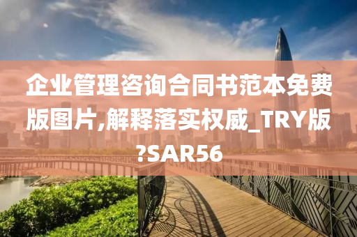 企业管理咨询合同书范本免费版图片,解释落实权威_TRY版?SAR56