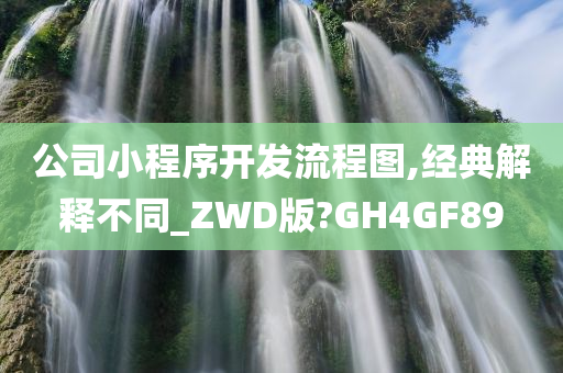 公司小程序开发流程图,经典解释不同_ZWD版?GH4GF89