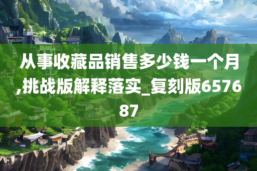 从事收藏品销售多少钱一个月,挑战版解释落实_复刻版657687