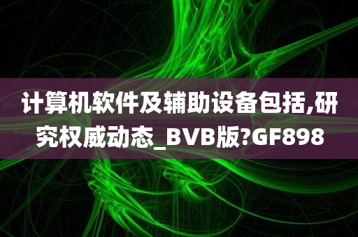 计算机软件及辅助设备包括,研究权威动态_BVB版?GF898