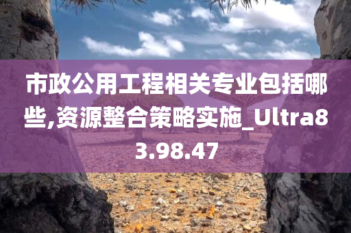 市政公用工程相关专业包括哪些,资源整合策略实施_Ultra83.98.47