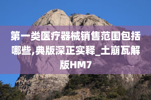 第一类医疗器械销售范围包括哪些,典版深正实释_土崩瓦解版HM7