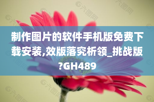 制作图片的软件手机版免费下载安装,效版落究析领_挑战版?GH489