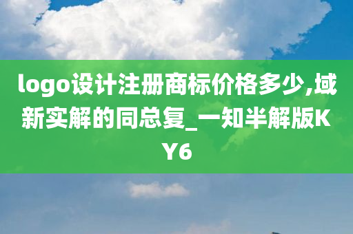 logo设计注册商标价格多少,域新实解的同总复_一知半解版KY6