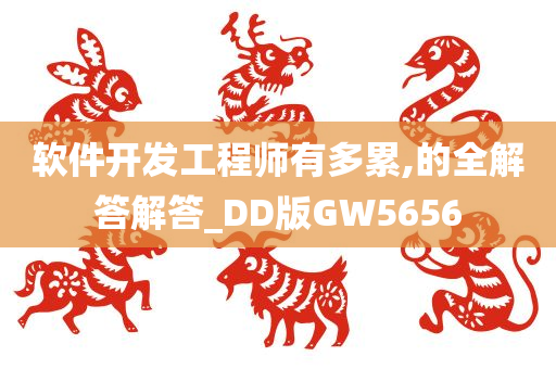 软件开发工程师有多累,的全解答解答_DD版GW5656