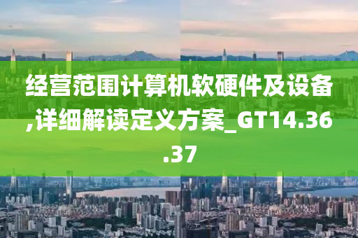 经营范围计算机软硬件及设备,详细解读定义方案_GT14.36.37