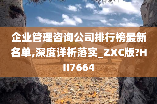 企业管理咨询公司排行榜最新名单,深度详析落实_ZXC版?HII7664