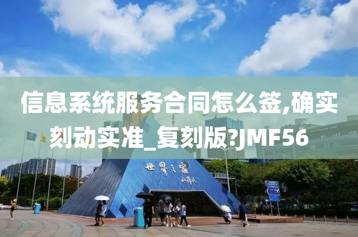 信息系统服务合同怎么签,确实刻动实准_复刻版?JMF56