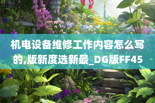 机电设备维修工作内容怎么写的,版新度选新最_DG版FF45