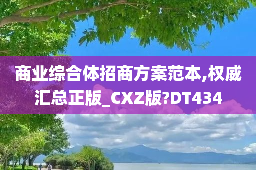 商业综合体招商方案范本,权威汇总正版_CXZ版?DT434