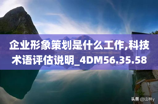 企业形象策划是什么工作,科技术语评估说明_4DM56.35.58