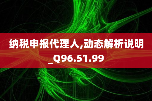 纳税申报代理人,动态解析说明_Q96.51.99