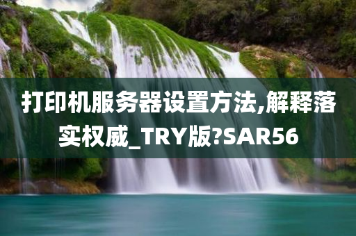 打印机服务器设置方法,解释落实权威_TRY版?SAR56