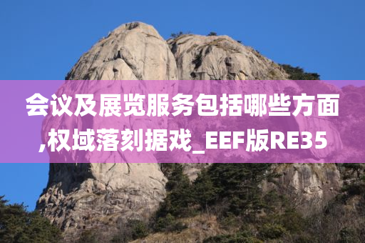 会议及展览服务包括哪些方面,权域落刻据戏_EEF版RE35