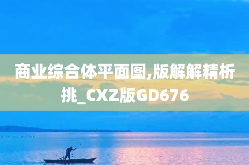 商业综合体平面图,版解解精析挑_CXZ版GD676