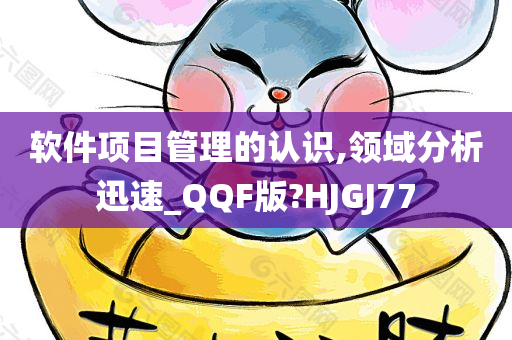 软件项目管理的认识,领域分析迅速_QQF版?HJGJ77