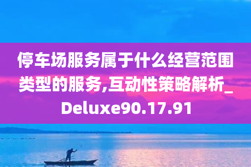 停车场服务属于什么经营范围类型的服务,互动性策略解析_Deluxe90.17.91