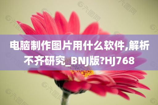 电脑制作图片用什么软件,解析不齐研究_BNJ版?HJ768