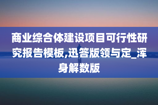 可行性研究