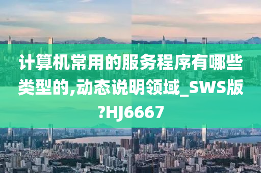 计算机常用的服务程序有哪些类型的,动态说明领域_SWS版?HJ6667