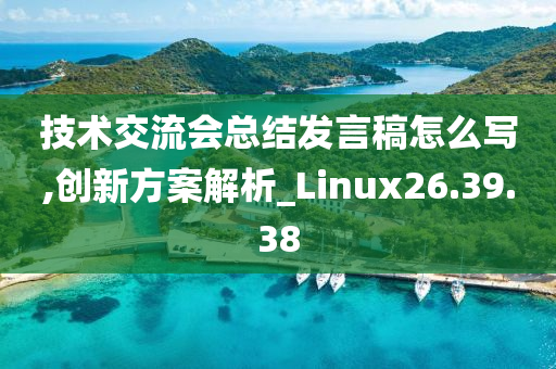 技术交流会总结发言稿怎么写,创新方案解析_Linux26.39.38