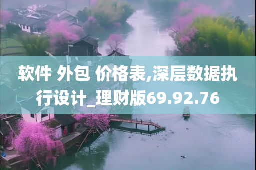 软件 外包 价格表,深层数据执行设计_理财版69.92.76