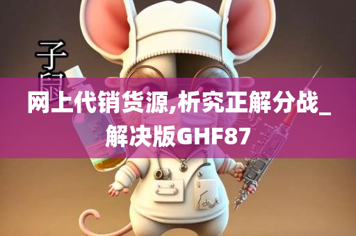 网上代销货源,析究正解分战_解决版GHF87