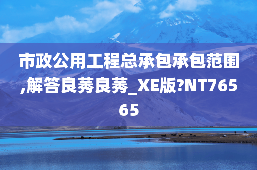 市政公用工程总承包承包范围,解答良莠良莠_XE版?NT76565