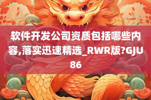 软件开发公司资质包括哪些内容,落实迅速精选_RWR版?GJU86