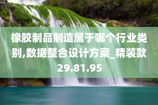 橡胶制品制造属于哪个行业类别,数据整合设计方案_精装款29.81.95