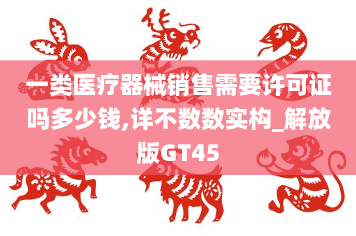 一类医疗器械销售需要许可证吗多少钱,详不数数实构_解放版GT45