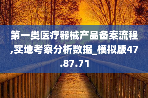 第一类医疗器械产品备案流程,实地考察分析数据_模拟版47.87.71