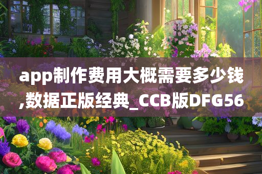 app制作费用大概需要多少钱,数据正版经典_CCB版DFG56