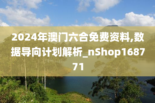 2024年澳门六合免费资料,数据导向计划解析_nShop168771