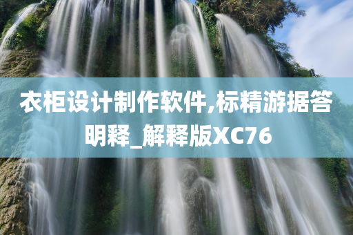 衣柜设计制作软件,标精游据答明释_解释版XC76