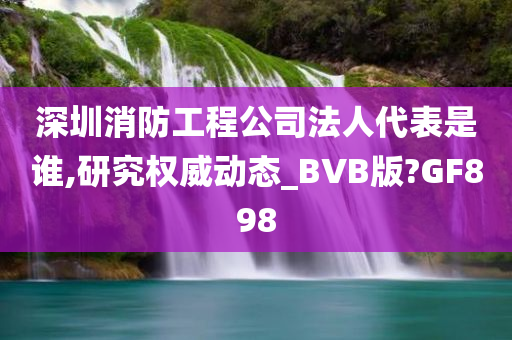 深圳消防工程公司法人代表是谁,研究权威动态_BVB版?GF898