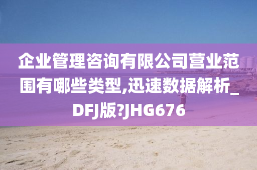 企业管理咨询有限公司营业范围有哪些类型,迅速数据解析_DFJ版?JHG676