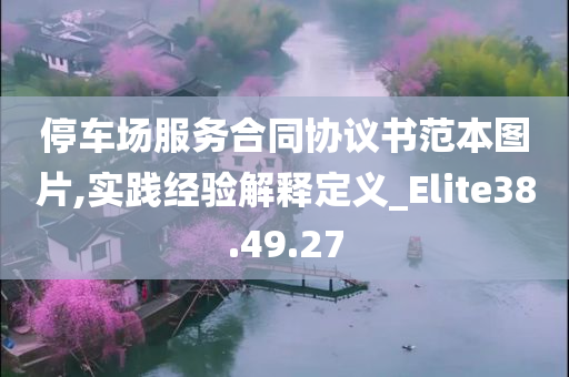 停车场服务合同协议书范本图片,实践经验解释定义_Elite38.49.27