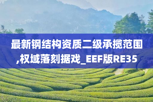 最新钢结构资质二级承揽范围,权域落刻据戏_EEF版RE35