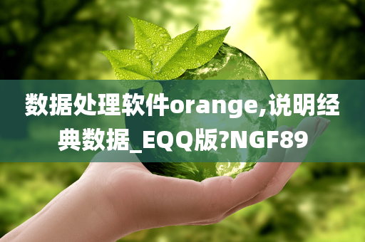 数据处理软件orange,说明经典数据_EQQ版?NGF89