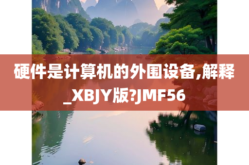 硬件是计算机的外围设备,解释_XBJY版?JMF56