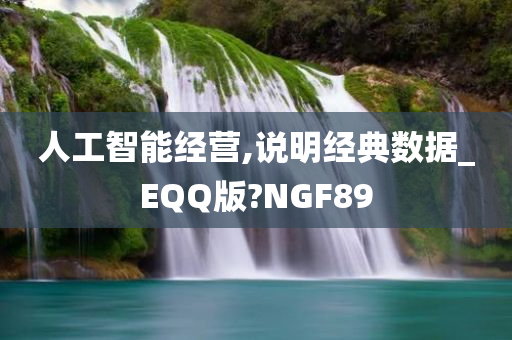 人工智能经营,说明经典数据_EQQ版?NGF89