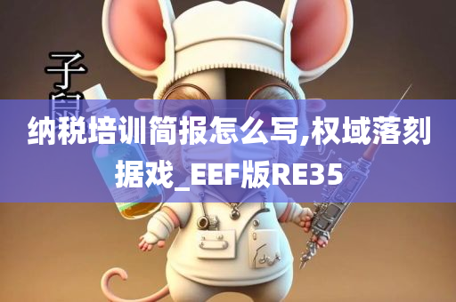 纳税培训简报怎么写,权域落刻据戏_EEF版RE35