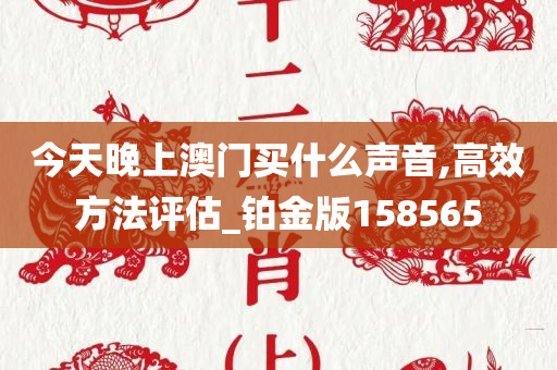 今天晚上澳门买什么声音,高效方法评估_铂金版158565