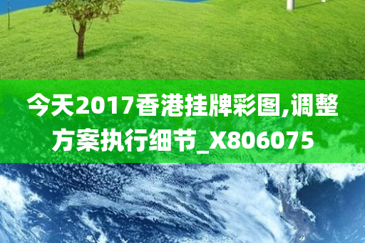 今天2017香港挂牌彩图,调整方案执行细节_X806075