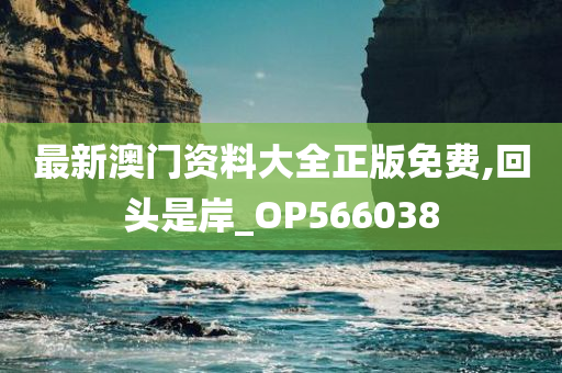 最新澳门资料大全正版免费,回头是岸_OP566038