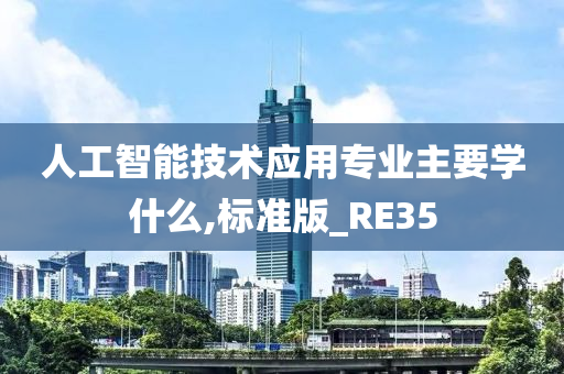 人工智能技术应用专业主要学什么,标准版_RE35