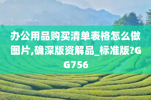 办公用品购买清单表格怎么做图片,确深版资解品_标准版?GG756