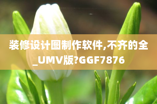 装修设计图制作软件,不齐的全_UMV版?GGF7876