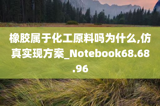 橡胶属于化工原料吗为什么,仿真实现方案_Notebook68.68.96